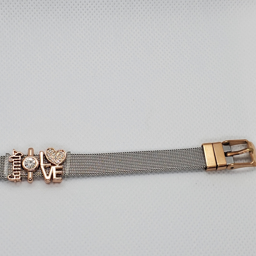 5⭐ rated💗 Silver/Rose Gold Family Themed Bracelet - Picture 7 of 7